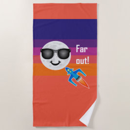 Far Out Design - Strandhandtuch