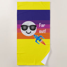 Far Out Design - Strandhandtuch