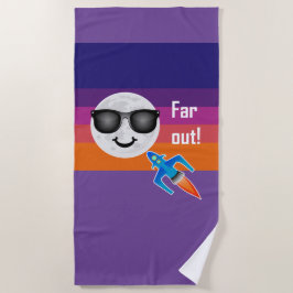 Far Out Design - Strandhandtuch
