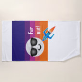 Far Out Design - Strandhandtuch (Vorderseite)