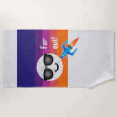 Far Out Design - Strandhandtuch (Vorderseite)