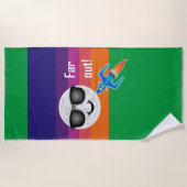 Far Out Design - Strandhandtuch (Vorderseite)