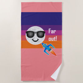 Far Out Design - Strandhandtuch