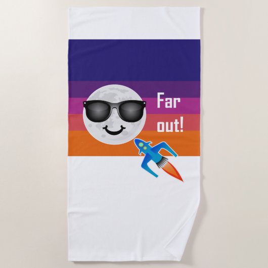 Far Out Design - Strandtuch (Vorderseite)