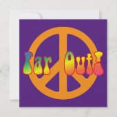 Far Out! Einladung (Vorderseite)