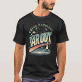 Far Out Man Retro 60er Slogan Personalisiert T-Shirt (Vorderseite)