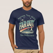 Far Out Man Retro 60er Slogan Personalisierte Fami