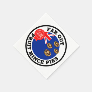 Far out New Zealand Obstminzpies Serviette