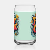 Far Out Retro 70er Psychedelic Groovy Hippie Dosenglas (Rechts)