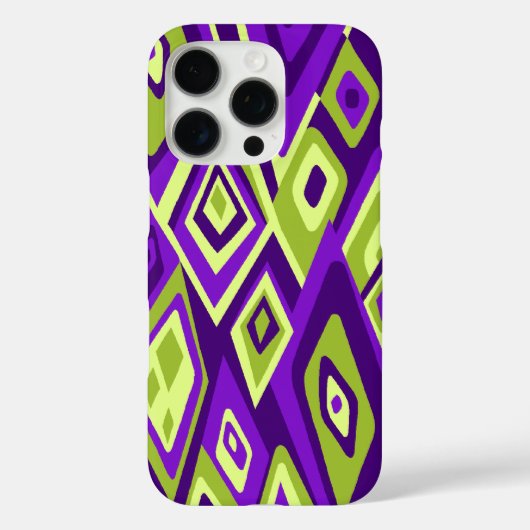 Far Out Retro Abstrakt Psychedelic Lila Case-Mate iPhone Hülle (Rückseite)