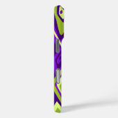 Far Out Retro Abstrakt Psychedelic Lila Case-Mate iPhone Hülle (Rückseite / Rechts)