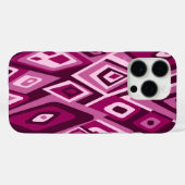 Far Out Retro Abstrakt Psychedelic Magenta Case-Mate iPhone Hülle (Rückseite (Horizontal))