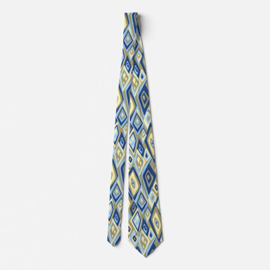 Far out Retro Abstrakt zweiseitig Krawatte (Rückseite)