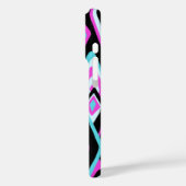 Far Out Retro Abstrakte Psychedelic Türkise Case-Mate iPhone Hülle (Rückseite / Links)