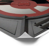 Far Space Station Promenade Diorama background Poster (Ecke)