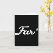 Far Squared Farfar Swedish Or Danish Grandpa Funny Karte (Gelbe Blume)