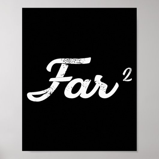 Far Squared Farfar Swedish Or Danish Grandpa Funny Poster (Vorne)