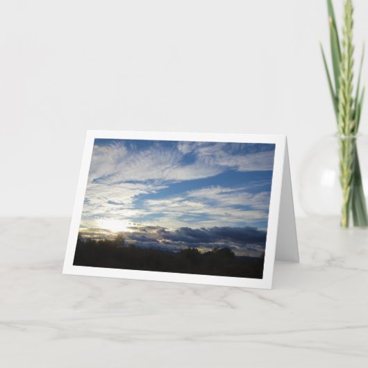 Far Sunset Sky Karte (Vorderseite)