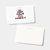 FARA AUSWEIS (Vorder- & Rückseite)