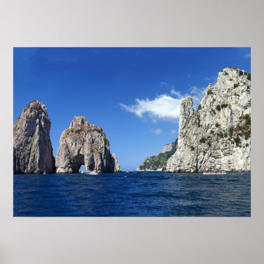 Faraglioni Capri Poster (Vorne)