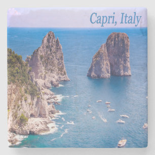 Faraglioni-Felsen, Capri Italien Steinuntersetzer