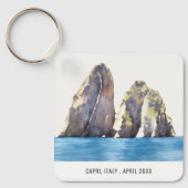 Faraglioni Rocks Capri Italien Wassersportaktivitä Schlüsselanhänger (Vorderseite)