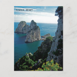 Faraglioni Rocks, Insel Capri Postcard Postkarte