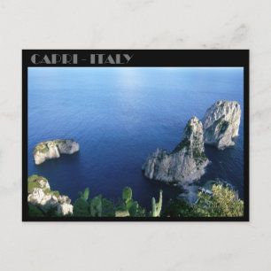 Faraglioni Rocks, Insel Capri Postcard Postkarte