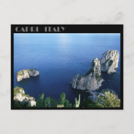 Faraglioni Rocks, Insel Capri Postcard Postkarte