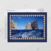 Faraglioni Stacks, Insel Capri - Golf von Neapel Postkarte (Vorne/Hinten)