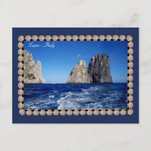 Faraglioni Stacks, Insel Capri - Golf von Neapel Postkarte