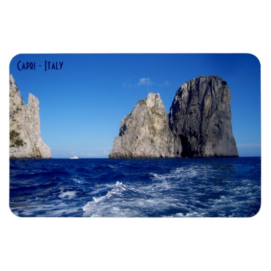 Faraglioni Stacks, Insel Capri - Neapel - Italien Magnet (Horizontal)