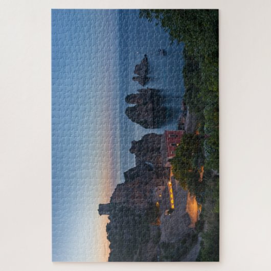 Faraglioni und Tonnara in Scopello in Sizilien Puzzle (Vertikal)