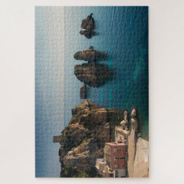 Faraglioni und Tonnara in Scopello, Sizilien Puzzle