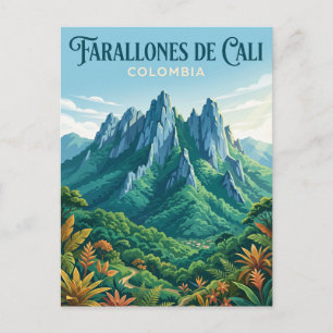 Farallones de Cali Nationalpark Kolumbien Postkarte
