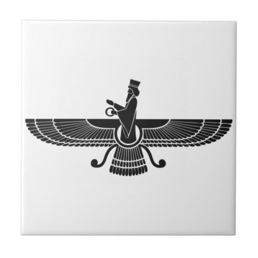 Faravahar Fliese (Vorderseite)