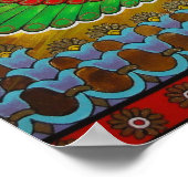 Faravahar Painting Poster (Ecke)