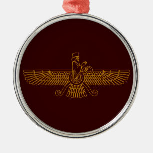 Faravahar Silbernes Ornament