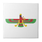 Faravahar Symbol Fliese (Vorderseite)