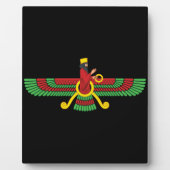Faravahar-Symbol Fotoplatte (Vorderseite)