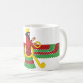 Faravahar Symbol Kaffeetasse (VorderseiteRechts)
