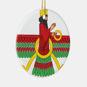 Faravahar Symbol Keramikornament (Rechts)