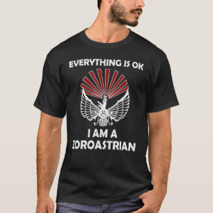 Faravahar Zoroastrianism Zarathustra Symbol philos T-Shirt
