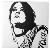 Faraway Stare Fliese (Vorderseite)