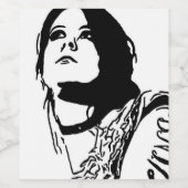 Faraway Stare Weinetikett (Einzelnes Label)