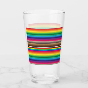 Farb-Armbanduhr Regenbogen Glas