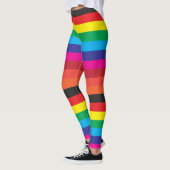 Farb-Armbanduhr Regenbogen Leggings (Links)
