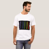 Farb-Barcode – Digitale Ästhetik T-Shirt (Vorne ganz)