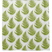 Farb-Farn-Muster Duschvorhang (Vorderseite)