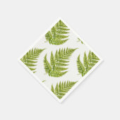 Farb-Farn-Muster Serviette (Ecke)